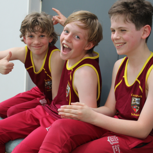 Some Pupils from the boys basketball team during the AIJS Basketball Tournament