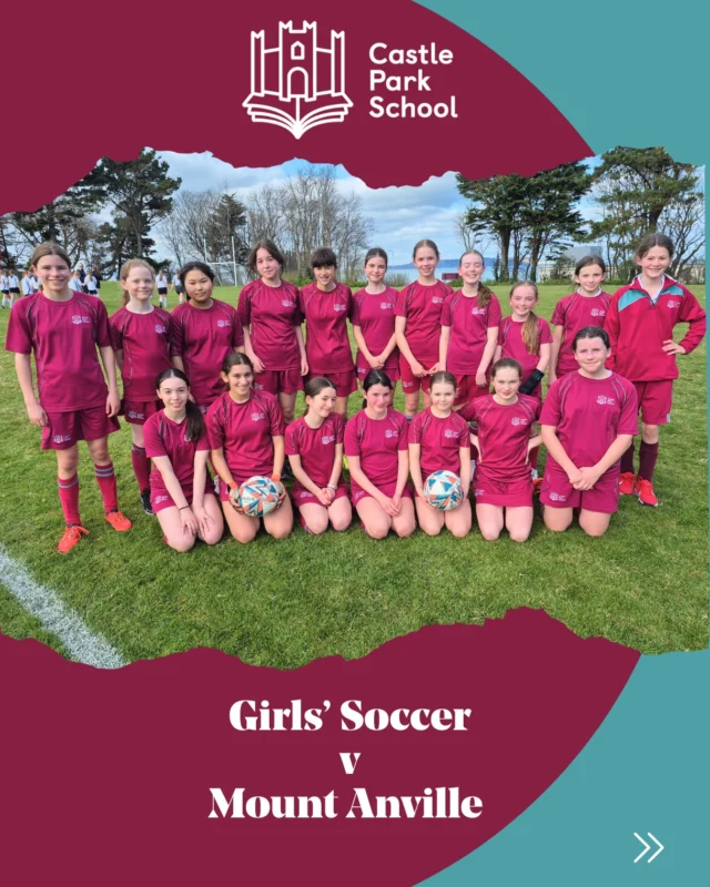 Last week, our 6th Class Girls’ Football Teams took to the front pitch in glorious sunshine to face Mount Anville Primary School. ☀️⚽

With impressive goals, skilful teamwork, and some truly outstanding saves, both Castle Park teams secured well-earned draws in two exciting, hard-fought matches.

Our girls brought energy, focus, and fantastic spirit to the pitch — a reflection of the dedication they bring to every sporting opportunity. Well done, all! 

At Castle Park, sport is more than just a game — it’s a key part of how we build confidence, courage, and teamwork in every pupil. From soccer and hockey to swimming, tennis, basketball, athletics, and beyond, our wide-ranging sports programme ensures every child can discover and develop their passion. 🏃‍♀️🏊‍♂️🎾⚽

#GirlsFootball #Teamwork #SchoolSports #CastleParkSchool #Dalkey #ConfidenceThroughSport