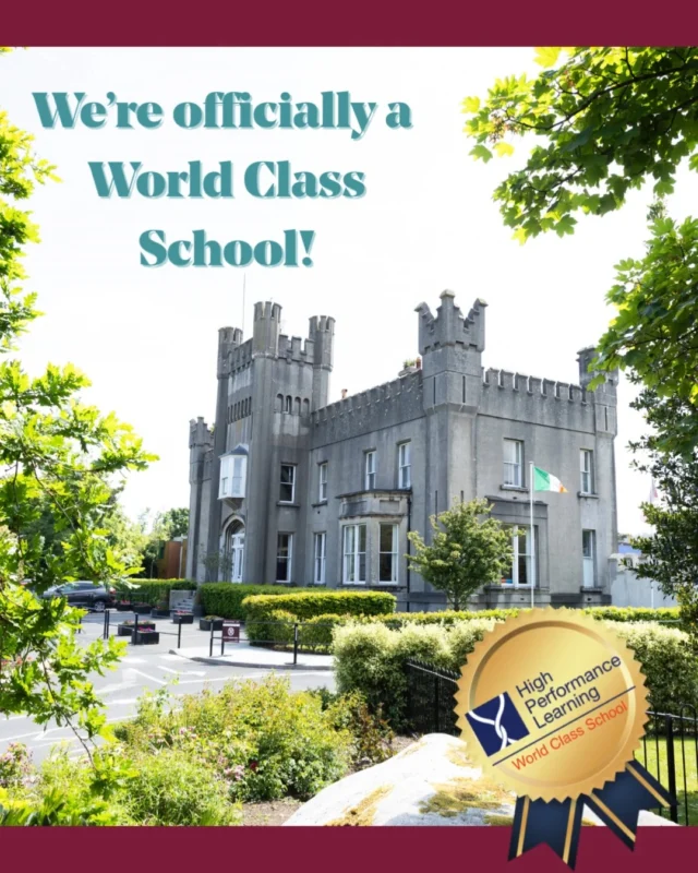🎉 We’re proud to share some truly exciting news.

Castle Park School has been named a World Class School by High Performance Learning - the first in Ireland to receive this prestigious global recognition.

This accreditation reflects our belief that every child is capable of remarkable things - and it recognises the work we do every day to help them grow into confident, curious and compassionate learners.

✨ What sets a World Class education apart?

• A culture where ambition and kindness go hand in hand
• Teaching that nurtures agile thinkers and thoughtful collaborators
• A warm, vibrant community that brings out the best in every child

💬 “It means we learn how to think big - and believe in ourselves.” -Pupil, age 10

We’re so proud of what this means for our school - and for every Castle Park family, now and in the future.

📍 Explore what World Class learning looks like at Castle Park - come and see it for yourself.
📧 Contact our Admissions Team: admissions@castleparkschool.ie

#WorldClassSchool #HighPerformanceLearning #CastleParkExperience #Dalkey #LeadingTheWay