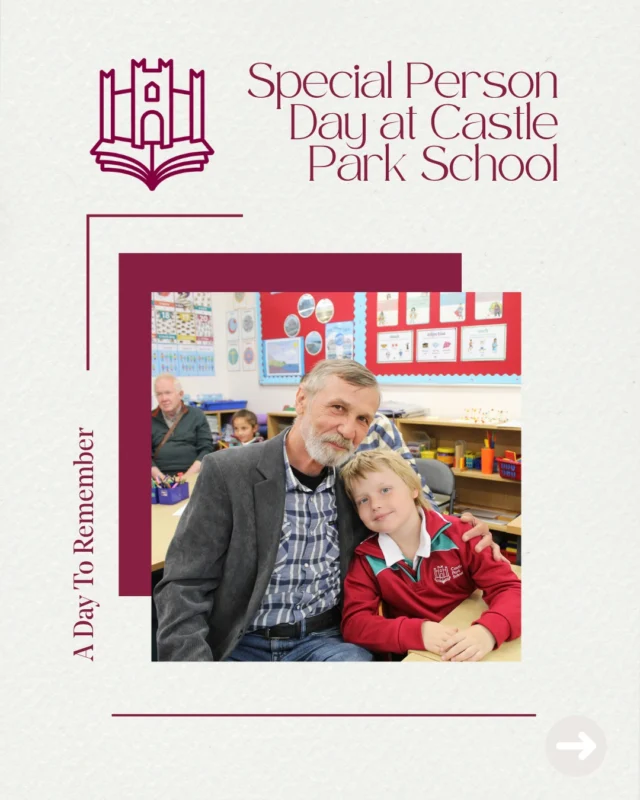 Special Person Day at Castle Park!

There is something truly special about seeing learning through a child’s eyes, and even more so when it is shared with those who matter most.

Special Person Day brought our community together in a warm and meaningful way, celebrating connection, curiosity, and the everyday moments that make life at Castle Park so unique.

Swipe through for a brief snapshot of a day we will all remember.

#CastleparkSchool 
#Dalkey
#Primaryschool
#Privateschool
#SpecialPersonDay #TogetherWeLearn #StrongerTogether #LearningCommunity